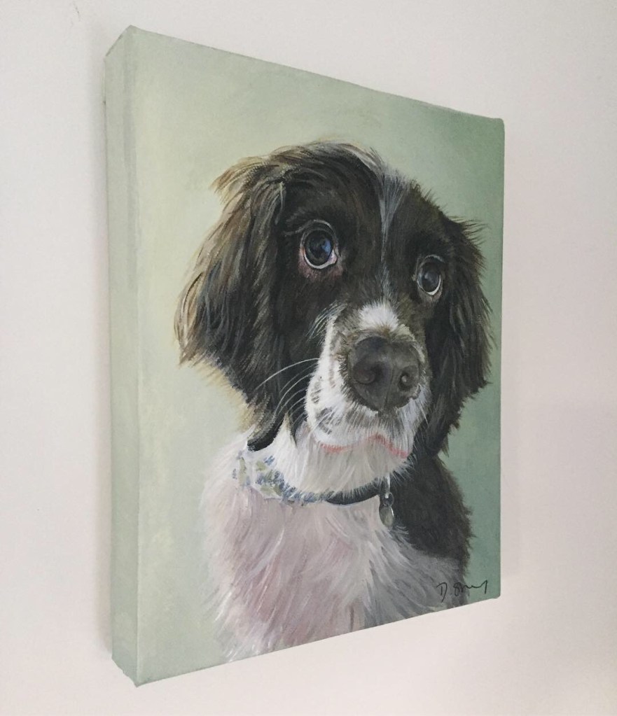 ocker Spaniel painting